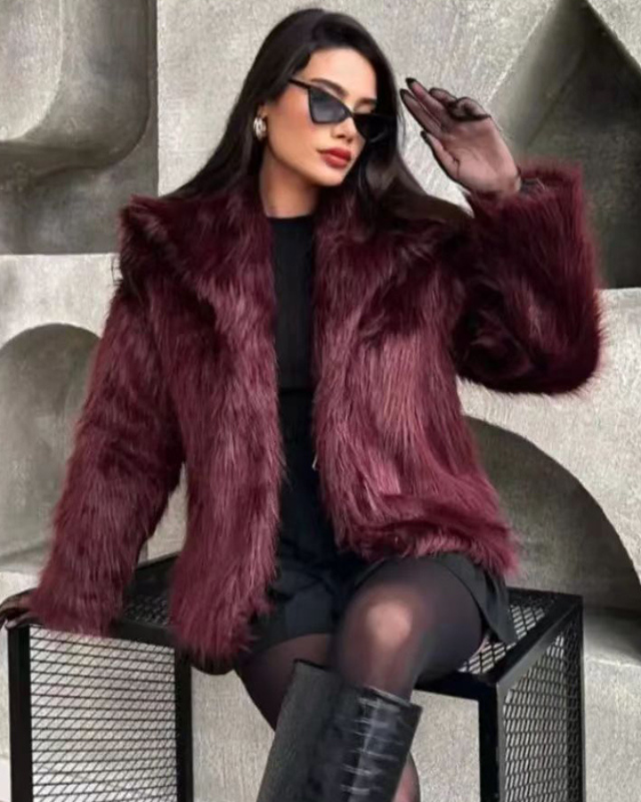 Faux Fur Coat